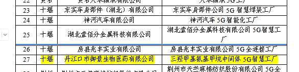 省级5G工厂！丹江口再+1